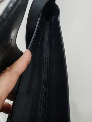 Bolso Piel Negro Furla Vintage