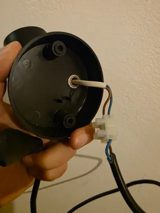 Lampada da parete nera