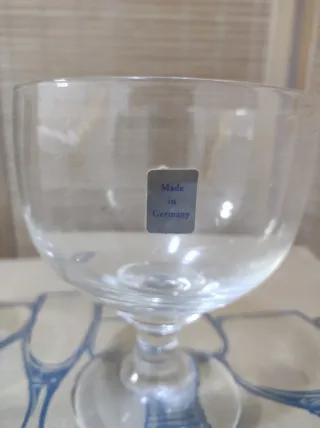 Set 6 Coppette Macedonia Vetro Vintage