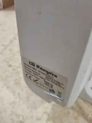 Estufa radiador orbegozo Blanca