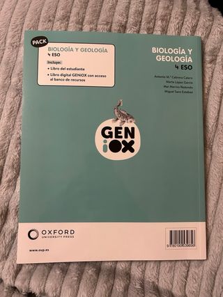 Biología y Geología 4º ESO. Libro del estudiant...