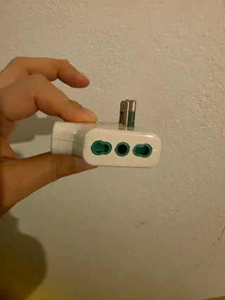 Adattatore Presa Tripla Piatta Made in Italy