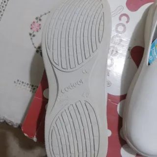 Mocasines Codeor Blancos Talla 40 unisex