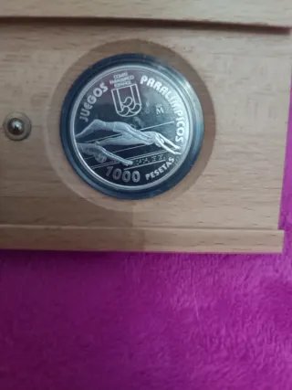 Lote 4 monedas 1000 pesetas J. Olímpicos