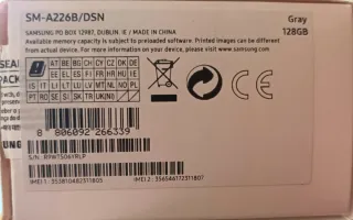 Móvil Samsung Galaxy A22 5G 128GB