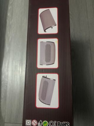 Reposamanos con extractor de polvo