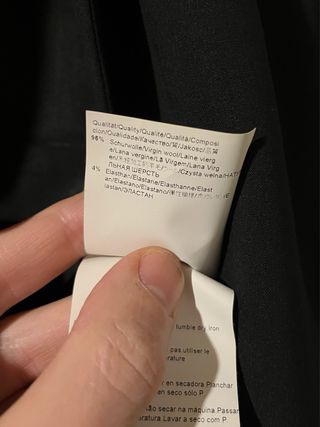 Traje BOSS Mujer Negro Talla XXS (EU 32)