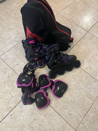 Patines en línea con luces en ruedas tall 37/40