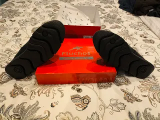 Botines T41 Fluchos Bona de Piel con Plataforma