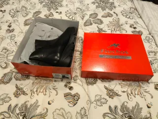 Botines T41 Fluchos Bona de Piel con Plataforma