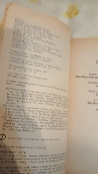 The Shawshank redemption. Stephen King.