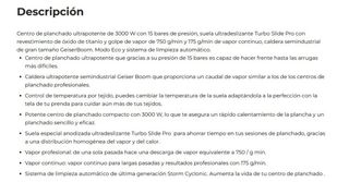 Centro Planchado Cecotec Fast&furious 8060