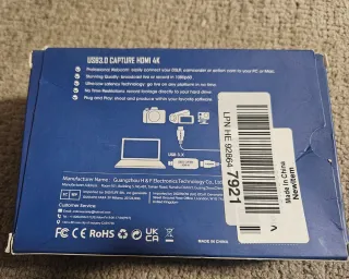 Capturadora USB 3.0 HDMI 4K