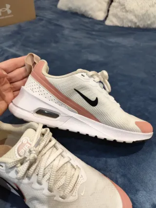 Zapatillas Nike Mujer Talla 37 Rosa y Blanco