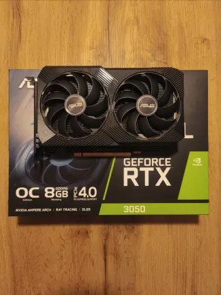 Tarjeta Gráfica ASUS RTX 3050 OC. De 8GB