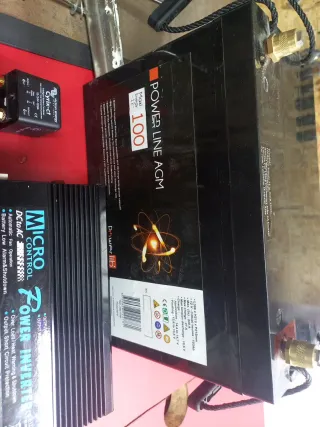 Kit Batería 100Ah Camper Inversor y rele