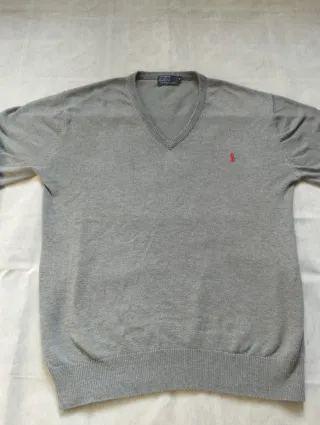 Jersey Polo Ralph Lauren Gris Talla M