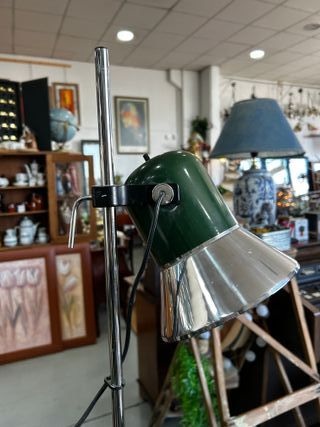 Lámpara vintage industrial original de los años 70