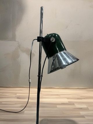 Lámpara vintage industrial original de los años 70