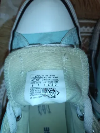 Zapatillas Converse Azul Claro Talla 38