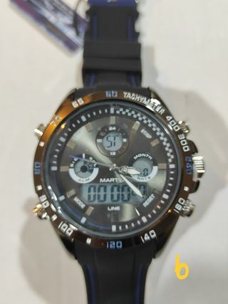 Reloj Martyn Line Hombre Negro/Dorado