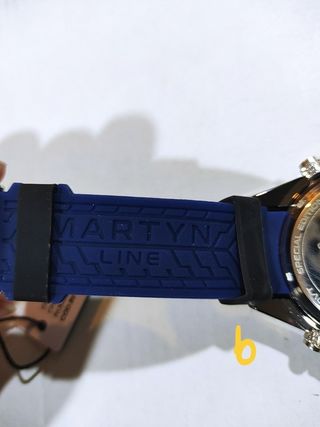 Reloj Martyn Line Hombre Negro/Dorado