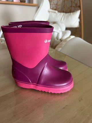 Botas de agua Skellerup rosas y moradas N24