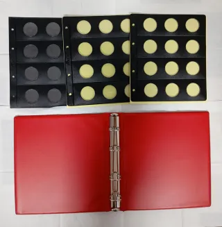 Album PARDO con cajetín + 3 Hojas .