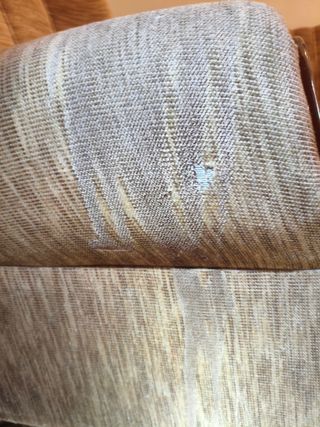 Sofá de tela y madera 3 plazas