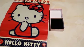 Lote 4 cajitas regalo + bolsa Hello Kitty