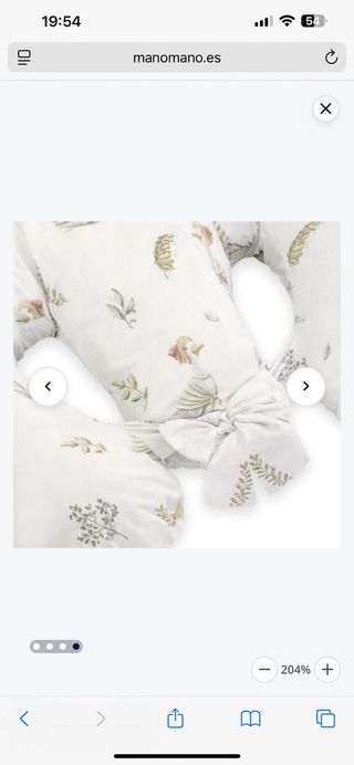 Cojín lactancia gemelar + funda