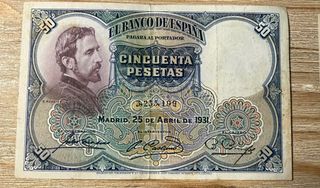 Lote Billetes II República Española 1931-1935