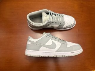 Nike Dunk Low Gris y Blanco