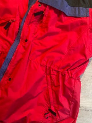 Chaqueta Columbia Vintage Roja y Negra
