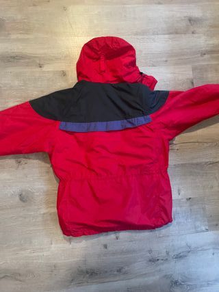 Chaqueta Columbia Vintage Roja y Negra