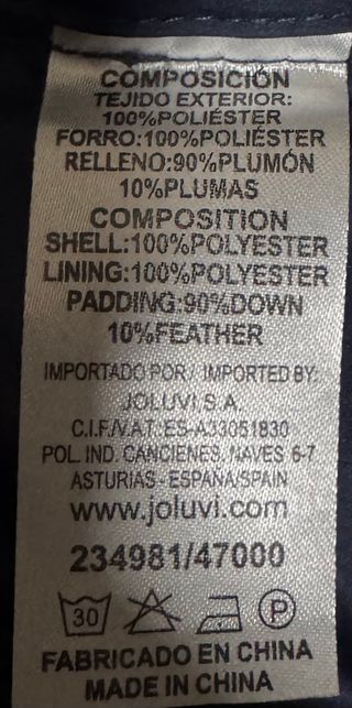 Chaqueta JOLUVI Techwear Azul Talla L