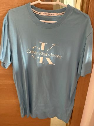 Camiseta Calvin Klein Jeans Azul Talla S