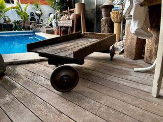 Carreta de madera antigua