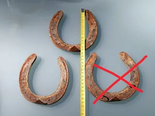 Ferro di cavallo vintage antico