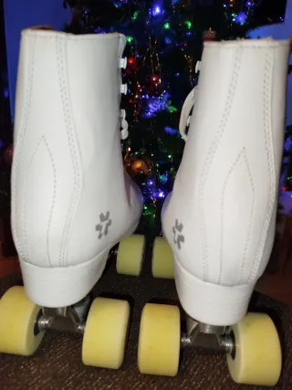 Patines Blancos 4 Ruedas Talla 37 Tijuana Perfecto