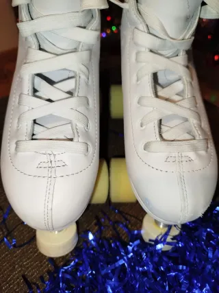 Patines Blancos 4 Ruedas Talla 37 Tijuana Perfecto