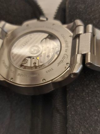 Reloj Cartier Automático Plata y Blanco Men’s.