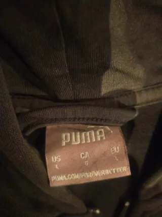 Chándal Puma Talla L Negro y Blanco
