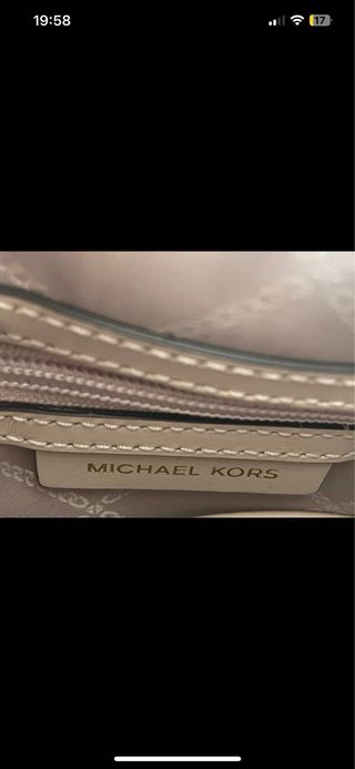 Bolso Michael Kors Rosa y Dorado Nuevo