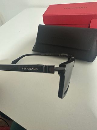 Gafas de Sol Ferragamo Negras y Marrones