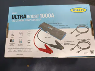 Arrancador Batería Coche 1000A Ring