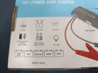 Arrancador Batería Coche 1000A Ring