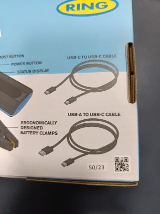 Arrancador Batería Coche 1000A Ring