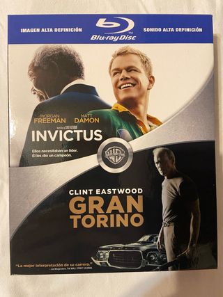2 Películas Blu-ray - Invictus y Gran Torino