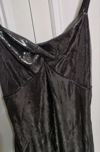 Vestito donna sera nero/argento